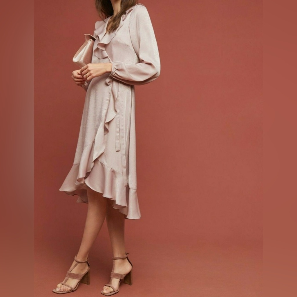 Anthropologie By The Odells Sharlene Wrap Dress Size S